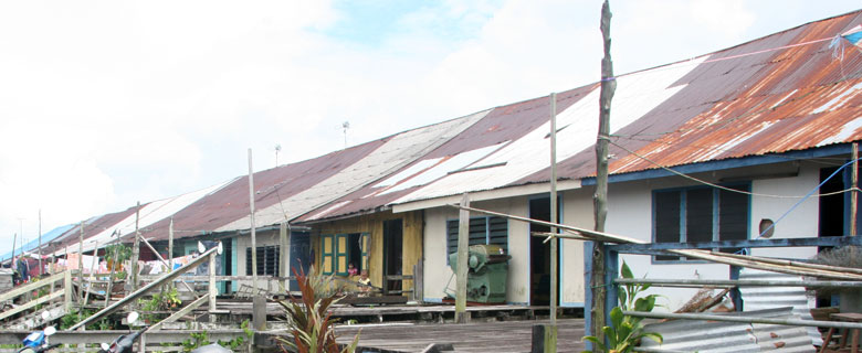 Iban Longhouse in Sibu, Sarawak