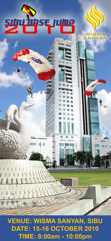 Sibu BASE Jump 2010 Banner